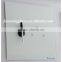 White temperd glass writing board memo board with office supplies