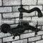 bbed Bronze Finish Double Handles Kitchen Faucets