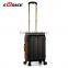 Guangzhou Manufacturers Sunrise Professional design black Trolley luggage case