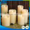 2015 Wax LED Candle Pillar Moving Wick Wedding Use Wax LED Candle Scented Candle