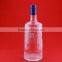 Handmade unique lamp shape brandy Bottle tall body liquor bottle 700ml square olive oil bottles