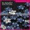 Taiwan Wholesale Sew on Rhinestone Decorative Flowers Designs for Dress