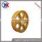 various type of iron cast casting painted string pulley for elevator