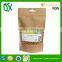 Import from china milk powder packaging bag zipper stand up brown paper bag for coconut milk