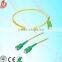OEM SM fiber optical SC/APC pigtail SC singlemode simplex fiber optic pigtail 0.9mm