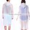 OEM service rain coat manufacture in China,polyester material clear rain coat for adult