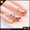 2015 Fashion Gold Alloy Nail Painting Oil Enamel Nail Ring