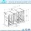 Movable cold roll steel storage cabinet systems
