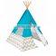 Soft Cotton Canvas Play Tent Outdoor Indoor Game House Kids Teepee Tent