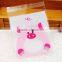 Cartoon animal pattern plastic self adhesive opp bags