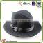 High quality wool felt trendy trilby hat for men