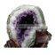 Brazil purple amethyst geode carving fengshui products for decoration or collection
