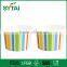 Sizes Custom Logo Printed Double PE Coated Paper Ice Cream Containers