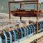 Self-cleaning permanent magnetic separator for conveyor belts