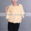 RB25 wholesale rabbit fur coat ladies coat