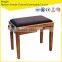 adjustable black glossy piano bench