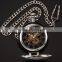 Fashion Men Analog Mechanical Roman Numerals Pocket Watch