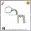 Custom Logo Rhinestone M Letter Key Chain