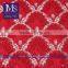 High Quality Polyester Red/purple Crochet Swiss Lace Fabric With Sequin