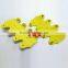 ICAR ear tag for cattle 43*38 mm T045 ICAR certificated yellow ear tag