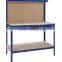 stainless steel workbench with powder coated finishing