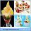 2015 flat pan fried ice cream machine/double flat pan fry ice cream machine