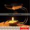 Heat-resisting Fragrance Lamp transparent Glass Candle Holder