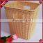 Custom wholesale waterproof plastic hand woven laundry baskets in bulk