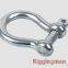 STAINLESS STEEL BOLT TYPE SAFETY ANCHOR SHACKLE U.S. TYPE ,a.i.s.i 304 or 316