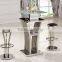 D110 Hot Sale Glass Bar Table High Bar Table Portable Bar Table