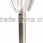 2-PC Stainless Steel Solar Path Light Outdoor LED Landscape Lawn Garden Lamp- 115 mm