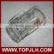 Topjlh high quality sublimation glass beer mug with handle