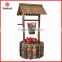 Rustic Outdoor Wishing Well Planters