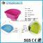 Food grade silicone folding case, silicone bowl, table foldable silicone box