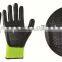 Acrylic thermal working gloves,palm and thumb dipped
