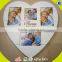 2017 wholesale 4 hole wooden heart-shaped decoration picture frame W09A051