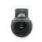 8.9mm Cord Lock In Black Plastic, Plastic Cord Stopper, Barrel Cord Lock For Apparel Accessories