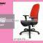 New high quality fabric office chair with castors, ergonomic swivel computer chair