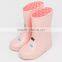 2017 new cheap rain boot kids children boys girls matt finish