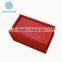 creative red wooden perfume packaging box for perfume bottles