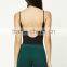 Adult Artistic Gymnastic Leotard Ladies Cami Straps Round O Neck Scoop Back Custom Bodysuits Ballet Leotard