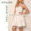 Western Gowns Women Elegant Gold Brushed Pleat Flare Party Dresses for Girls of 18 Years old HSd7213