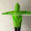 Kids PVC Green Frog Cartoon Raincoat for Kindergarten