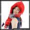 CX-C-242F 2016 New Women Warm Rex Rabbit Fur Knitting Hat