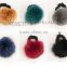 CX-E-03 Real Rex Rabbit Fox Fur Ball Elastic Hair Accessory/Headband hair accessories