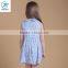 Newest Summer Doll Collar Baby Girls Sleeveless Dress Designs For Party