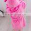 wholesale low price coral fleece printed animal hood kids/children bathrobe
