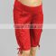 New Fashion Maternity Shorts With Red Cinched Maternity Bermuda Shorts Women Wear WP80817-17
