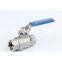 stainless steel 2PC screwed ball valve