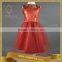 Red colour Chinese Style girls Traditional Evening dresses